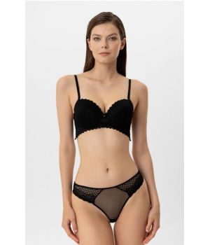 PİERRE CARDİN 4830 MİLAN PUSH UP BALCONETTE SÜTYEN VE TANGA  TK.