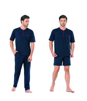 PİERRE CARDİN 5370 YAZLIK 3'LÜ ERKEK PİJAMA