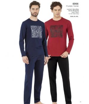 PİERRE CARDİN 6066  ERKEK PİJAMA