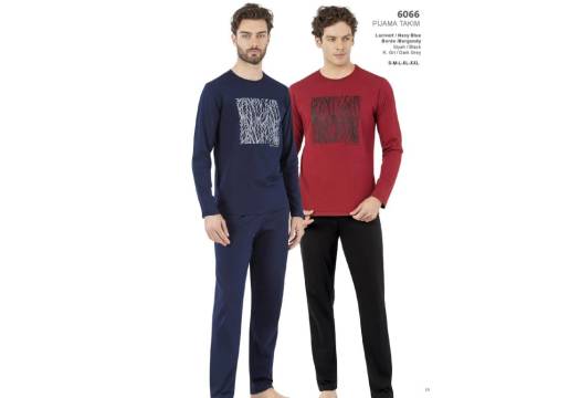 PİERRE CARDİN 6066  ERKEK PİJAMA