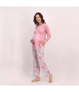 PIERRE CARDIN 8127 HAMİLE LOHUSA PIJAMA TAKIM