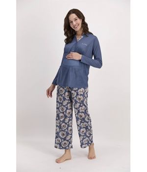 PIERRE CARDIN 8134 HAMİLE LOHUSA PIJAMA TAKIM