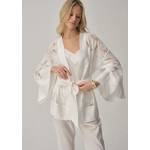 Pierre Cardin Vegan İpek Kimonolu Kadın Pijama Takımı - LX.25231 Ivory