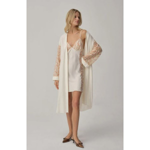 Pierre Cardin İpek Saten Altılı Gelin Çeyiz Takımı - LX.25263 Ivory