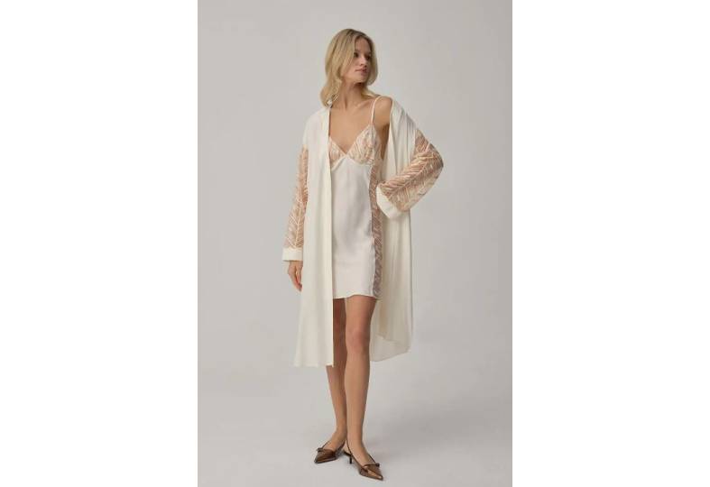 Pierre Cardin İpek Saten Altılı Gelin Çeyiz Takımı - LX.25263 Ivory