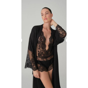 Pierre Cardin 26162 VALERIE - Vegan İpek Saten Altılı Gelin Çeyiz Takımı Siyah