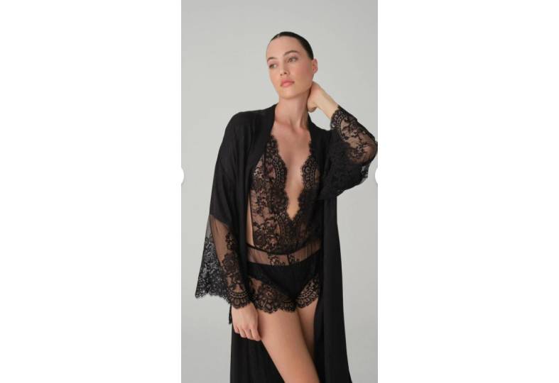 Pierre Cardin 26162 VALERIE - Vegan İpek Saten Altılı Gelin Çeyiz Takımı Siyah