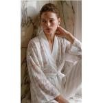 Pierre Cardin  26232 Vegan İpek Kimonolu Kadın Pijama Takımı - LX.26232 Ivory