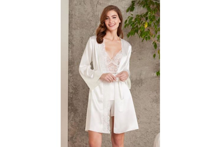 Saten Dörtlü Gelin Çeyiz Seti - 7015