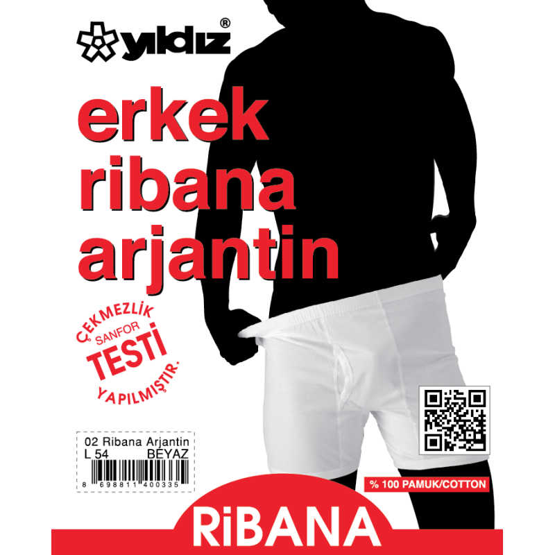 YILDIZ 02 ERKEK RİBANA ARJANTİN