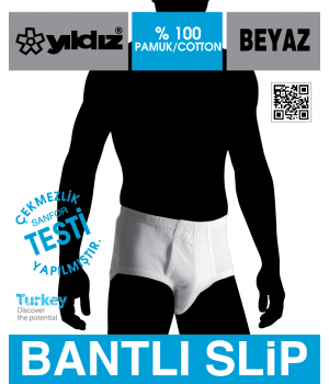 YILDIZ 09 ERKEK BANTLI SLİP