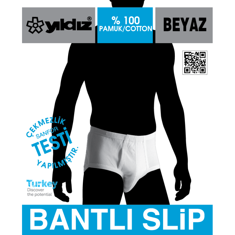 YILDIZ 09 ERKEK BANTLI SLİP