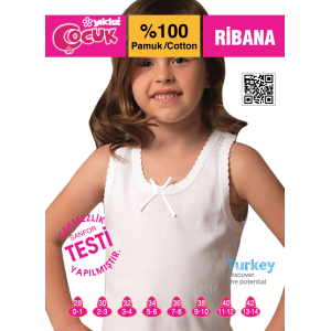 YILDIZ 2055 KIZ ÇOCUK GENİŞ ASKI ATLET