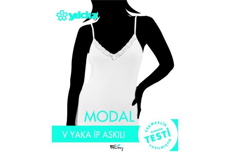 YILDIZ 2225 V YAKA İP ASKILI ATLET