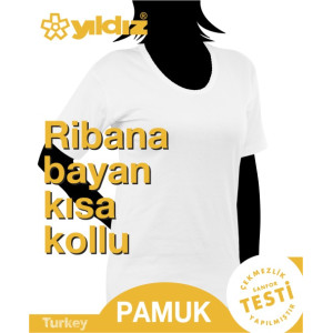 YILDIZ 3013 BAYAN RİBANA KISA KOL