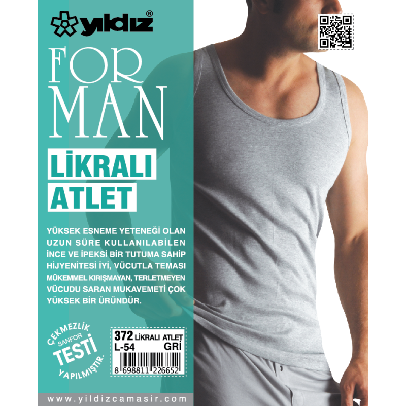 YILDIZ 372 FORMEN LYCRA ATLET