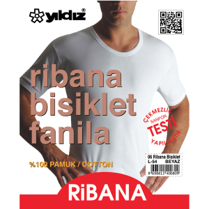 YILDIZ 06 RİBANA ERKEK BİSİKLET FANİLA