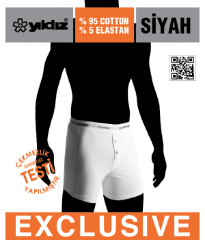 YILDIZ 111 UZUN LYCRA BOXER