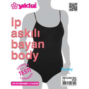 YILDIZ 2053 İP ASKILI BAYAN BODY