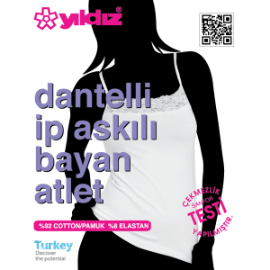 YILDIZ 2135 DANTELLİ ATLET