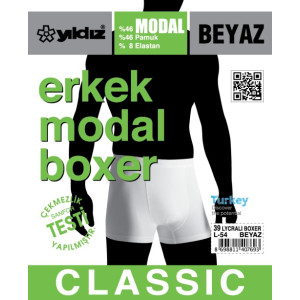 YILDIZ 105 MODAL LYCRA BOXER